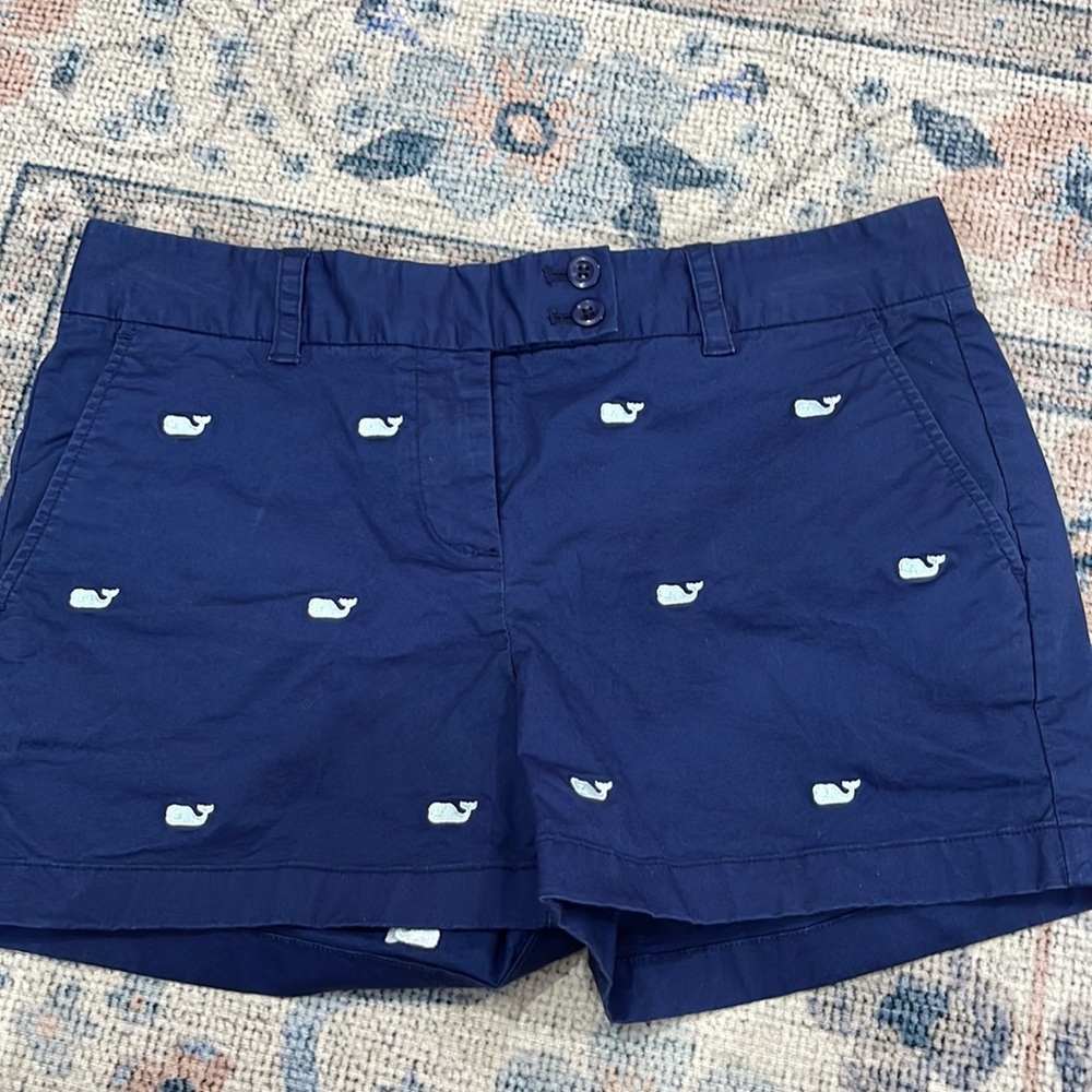 EUC Vineyard Vines Navy Shorts 6